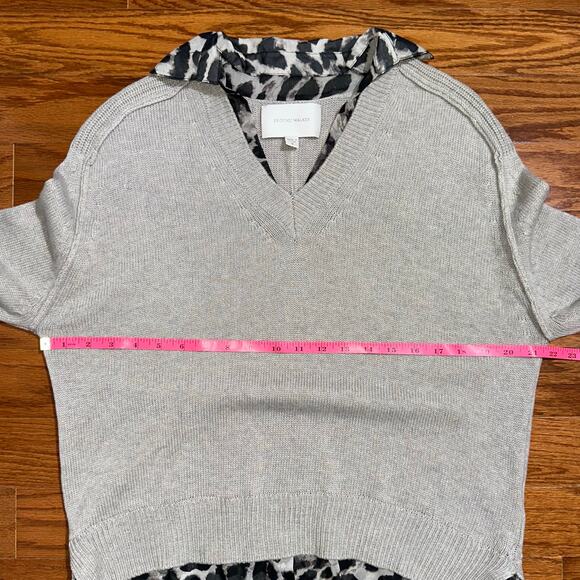 Brochu Walker The Layer Layered V-Neck Wool Cashmere Sweater Size S - Picture 11 of 16